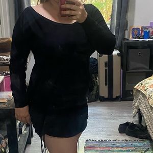 Long Sleeve, Body Con, Mini Dress